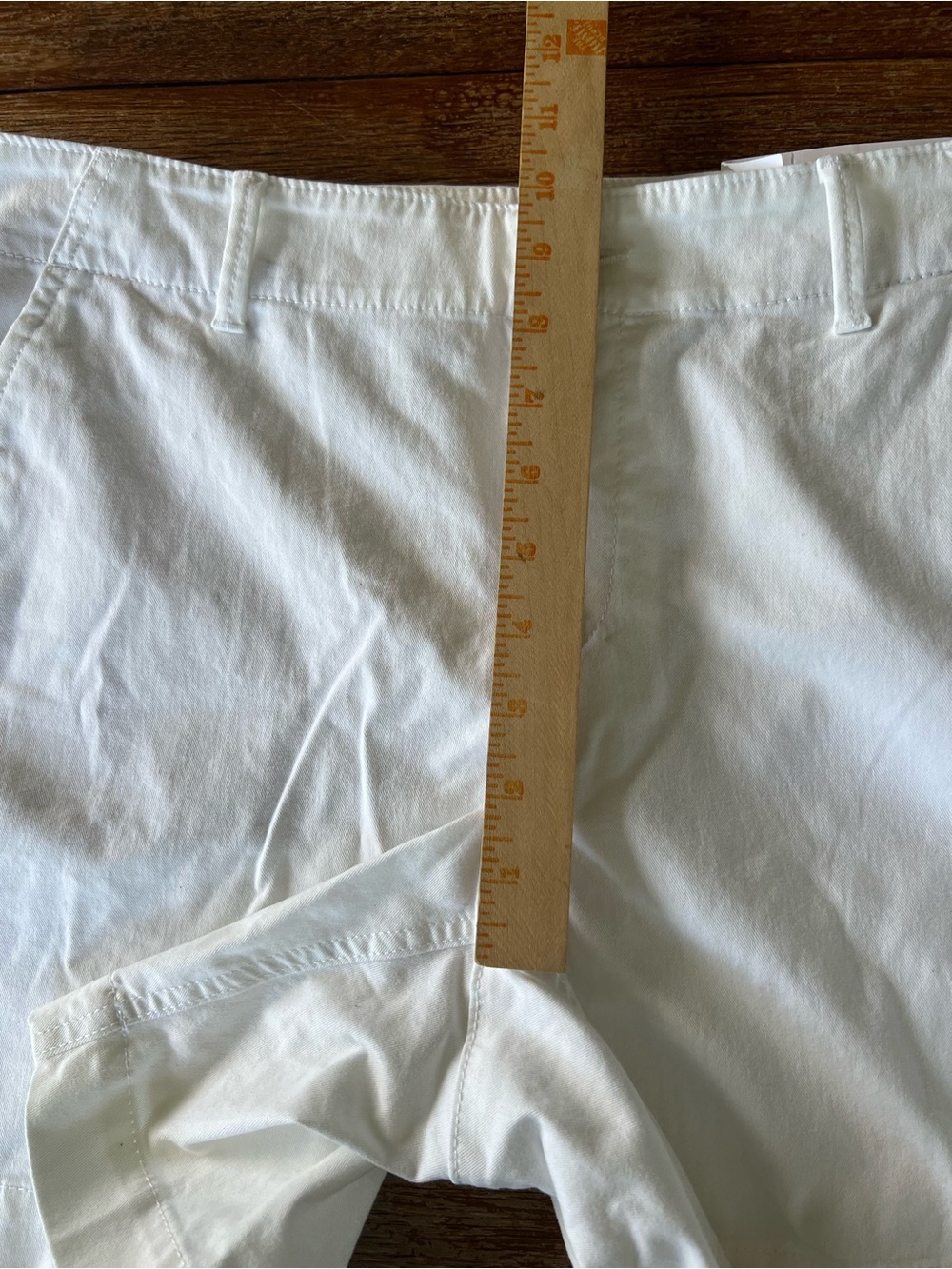 Loft Monroe Chino Shorts 6” Curvy White Size 8 - Picture 10 of 12